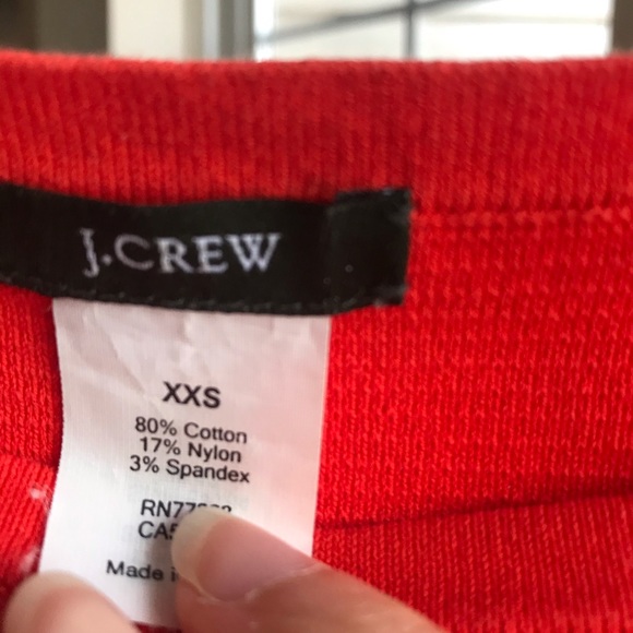 📣 EUC J Crew stripes top with front pockets - Picture 3 of 4